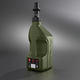 Tuff Jug 10L Forest Green w/ Black Ripper Cap (GEN 3)